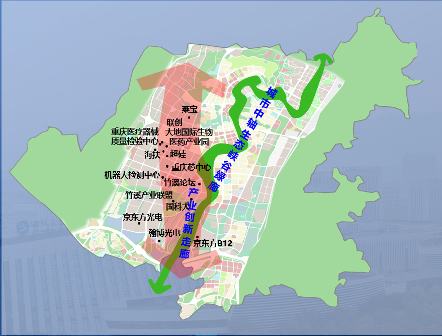 两江新区水土新城着力打造两江竹溪智谷