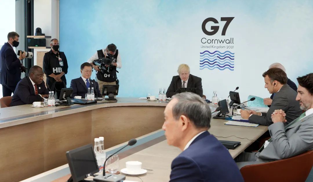 ▲当地时间6月13日,英国康沃尔,七国集团峰会现场。(人民视觉)