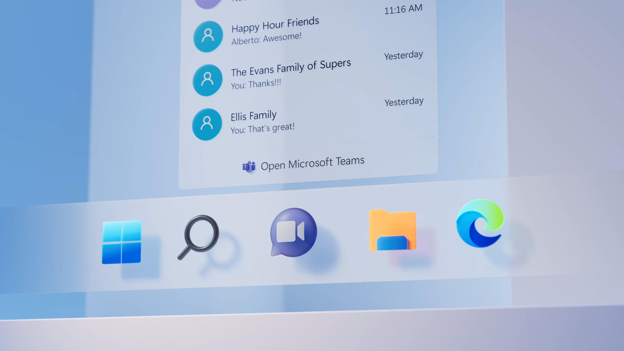 直接与windows11任务栏集成的microsoftteams最后,此前已经向 windows