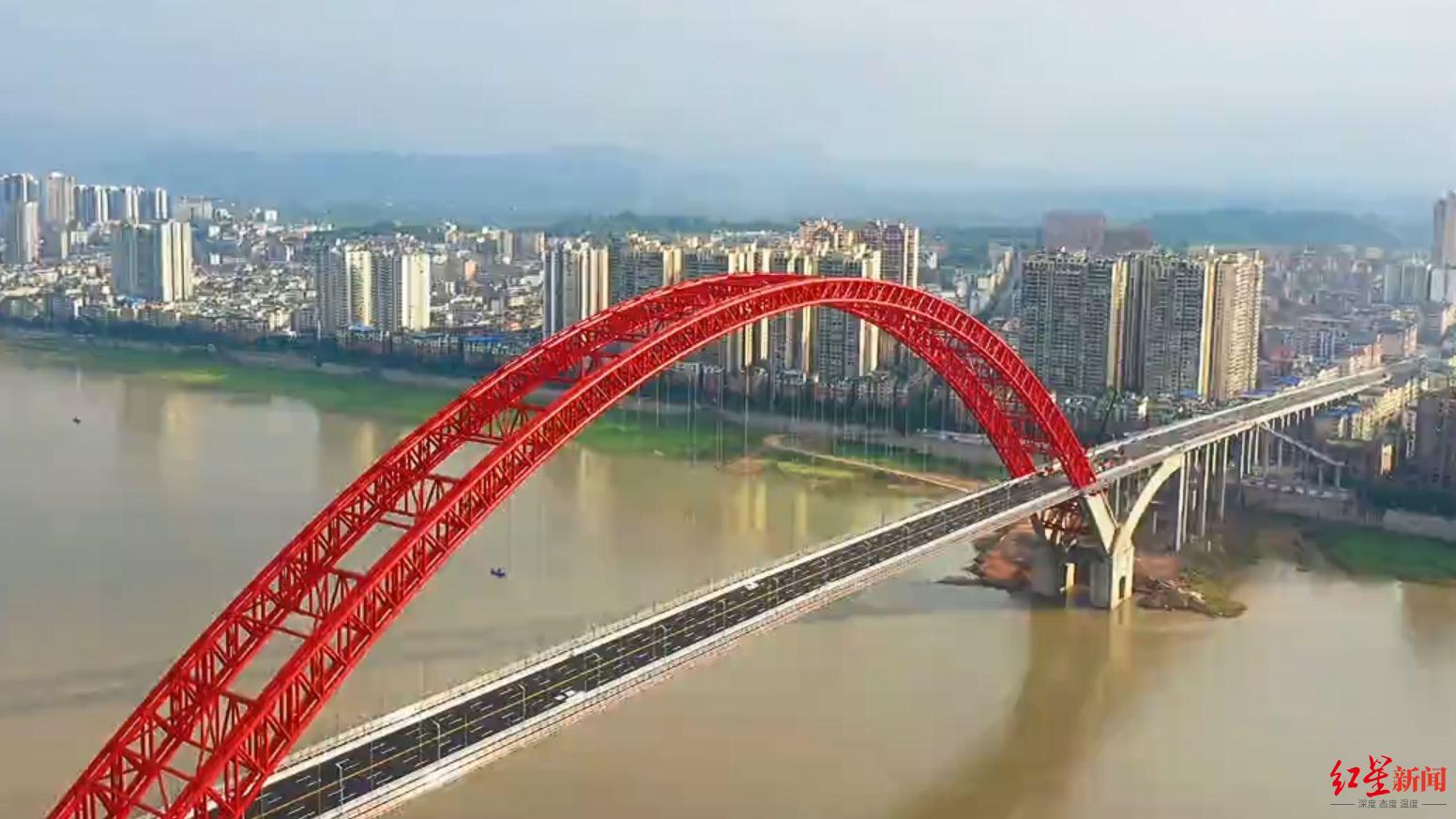 四川泸州合江长江大桥今日通车