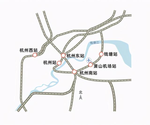 杭州火车西站明年8月开通!到2025年,大家还可以在钱塘