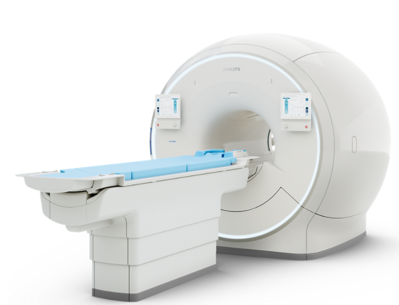 图为核磁检查仪器,图片来源于飞利浦官网.