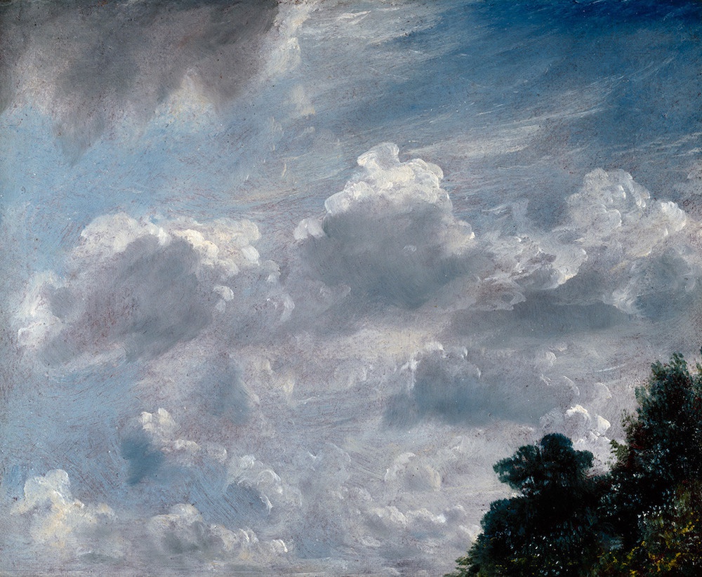 约翰·康斯特勃《云的习作》(cloudstudy)油画1821年9月11日