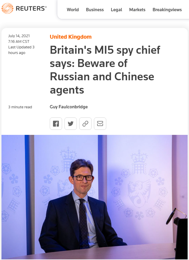 ▲路透社网站报道截图