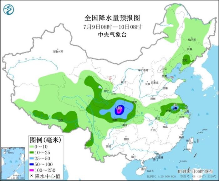 西南地区东部等有较强降水 南海热带低压将登陆海南岛
