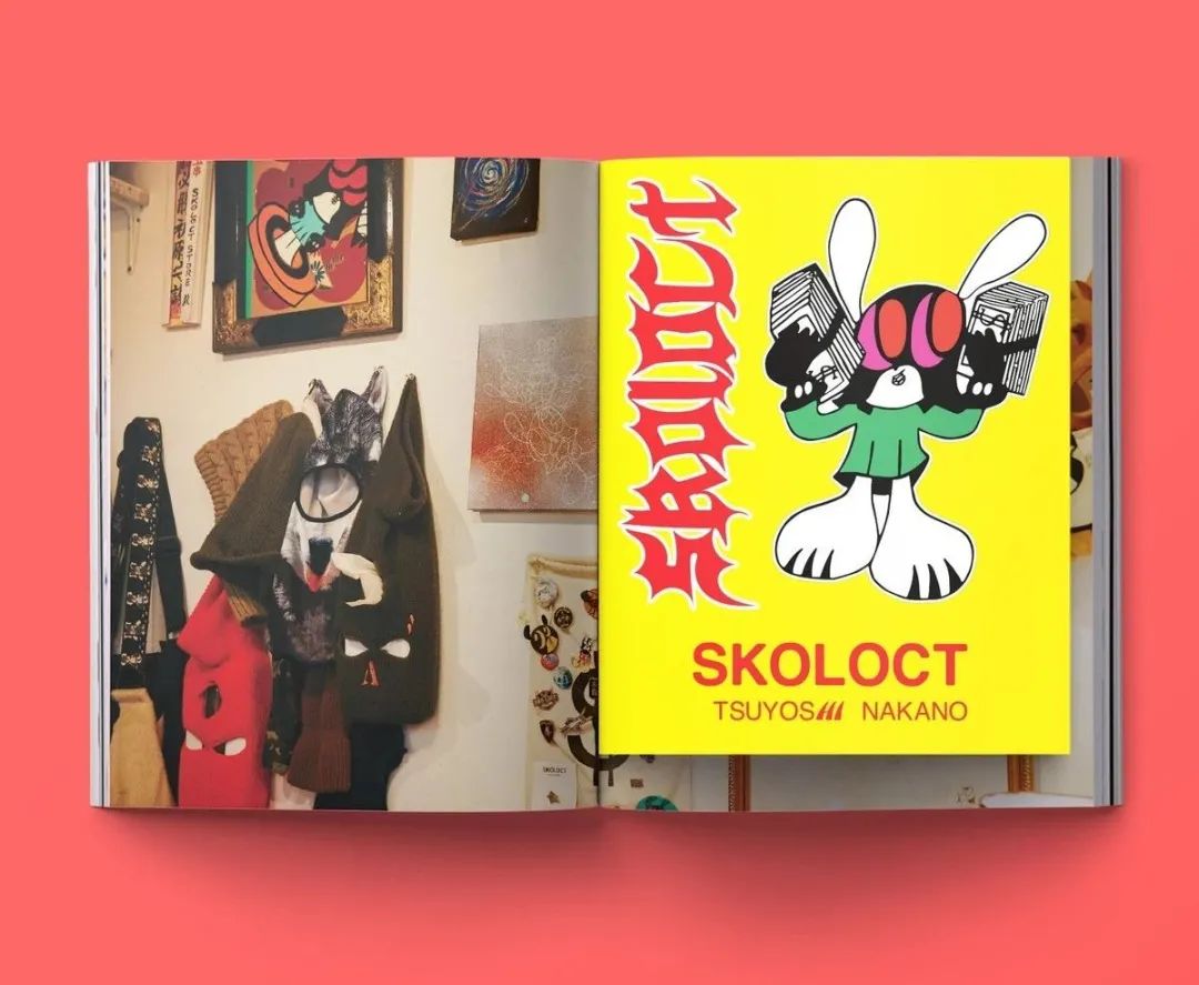 ▲SKOLOCT中野毅所创作的“大眼兔”（via highsnobiety）