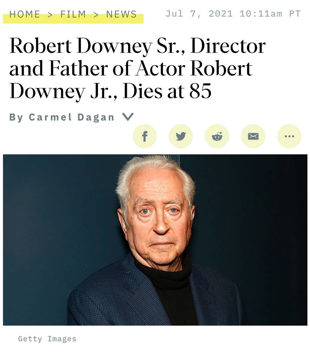 小罗伯特·唐尼父亲去世,享年85岁 曾是电影制作人休闲区蓝鸢梦想 - Www.slyday.coM 小罗伯特·唐尼父亲去世,享年85岁 曾是电影制作人休闲区蓝鸢梦想 - Www.slyday.coM