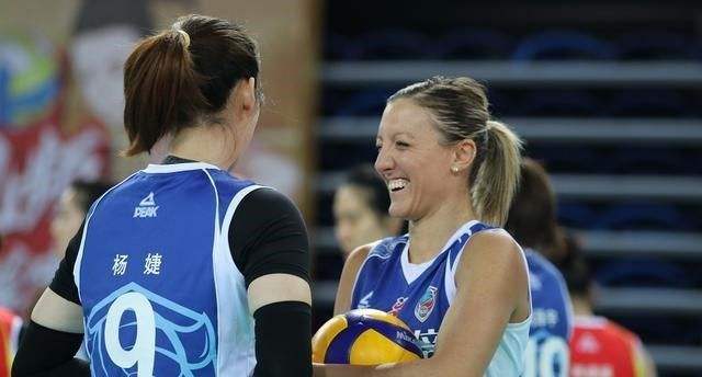 上海女排的美国一姐拉尔森比<a href=