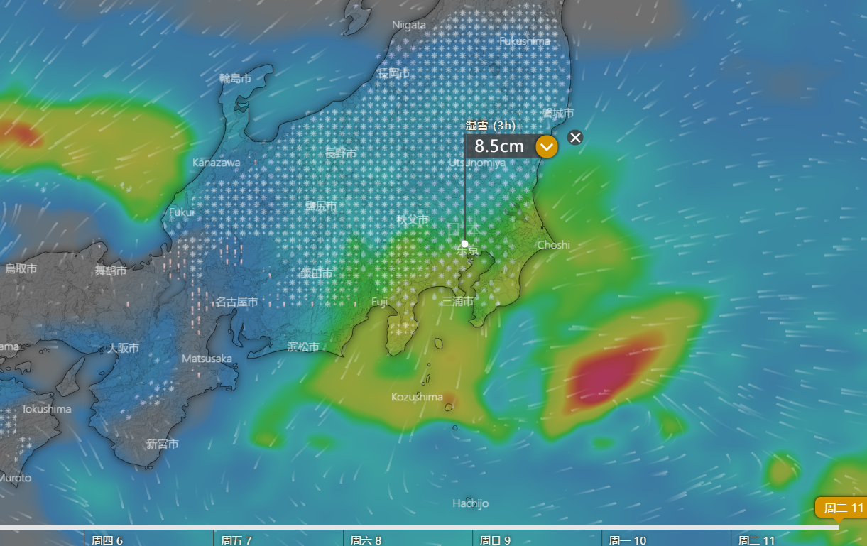 东京现暴雪迹象，是我国大寒潮前兆？超级计算机：大寒前后需注意