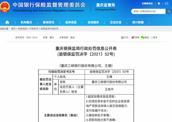 被罚950万!华夏银行重庆分行“栽了” 更有国开行海南分行被罚700万
