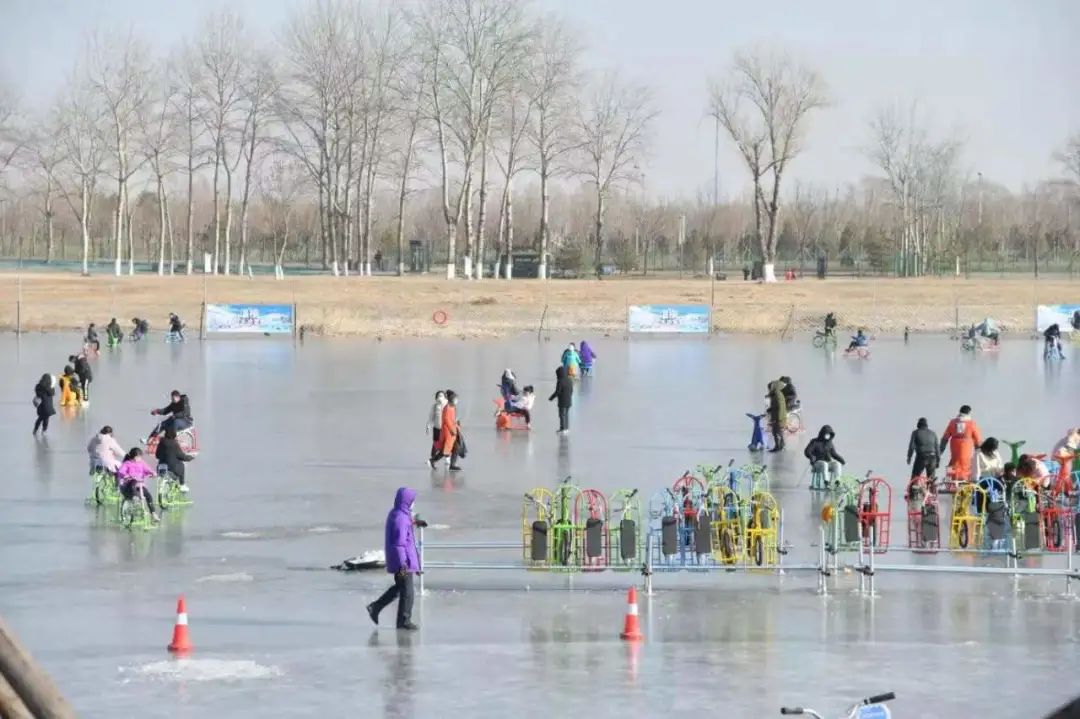 图源:温榆河公园除了颐和园冰场,奥林匹克森林公园冰场,温榆河冰场