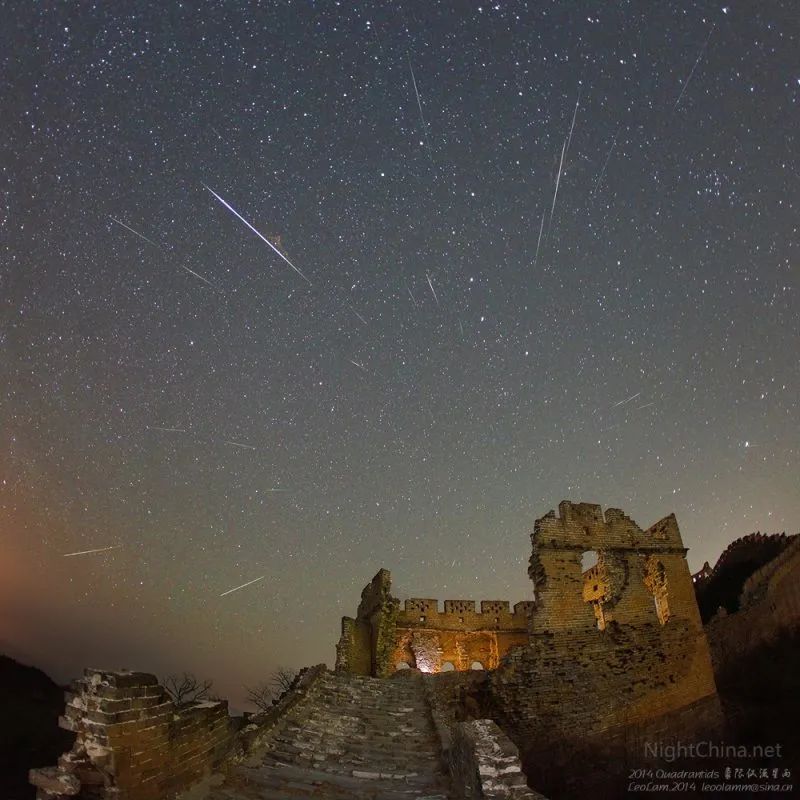 2014年的象限仪座流星雨,跳动摄于河北 | 夜空中国