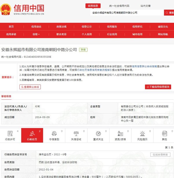 安徽永辉超市一分公司违反食安法被罚 经营转基因食用油未按规定标示休闲区蓝鸢梦想 - Www.slyday.coM 安徽永辉超市一分公司违反食安法被罚 经营转基因食用油未按规定标示休闲区蓝鸢梦想 - Www.slyday.coM