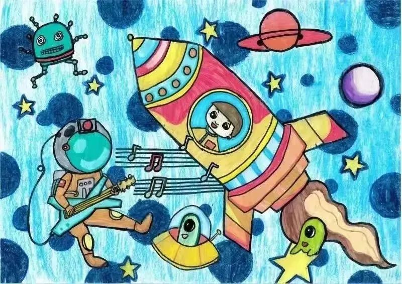 安徽小学生的画作跟着“太空出差三人组”上天啦!休闲区蓝鸢梦想 - Www.slyday.coM 安徽小学生的画作跟着“太空出差三人组”上天啦!休闲区蓝鸢梦想 - Www.slyday.coM