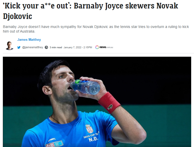 冲突升级！澳副总理回击德约：你想凌驾在<a href=