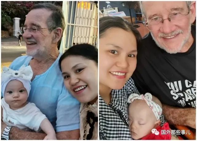 32岁越南女子嫁75岁澳洲大爷，婚后生下一个娃