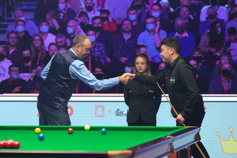 央视直播赵心童出战斯诺克大师赛，pk希金斯！卫冕冠军颜丙涛出局