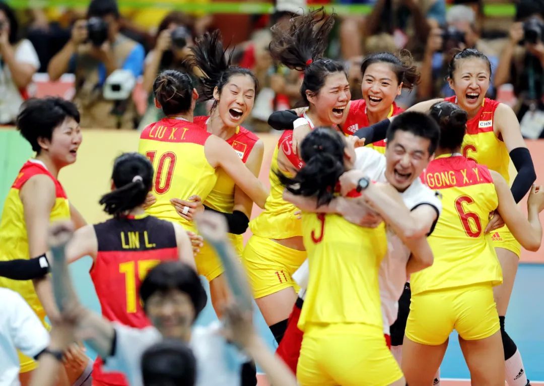 2016里约奥运会，中国女排时隔12年再获冠军。