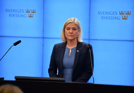 瑞典首相玛格达莱娜·安德松 图自外媒