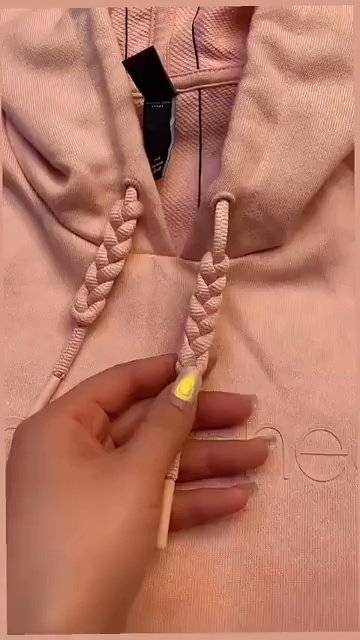 你会给卫衣带子打结吗