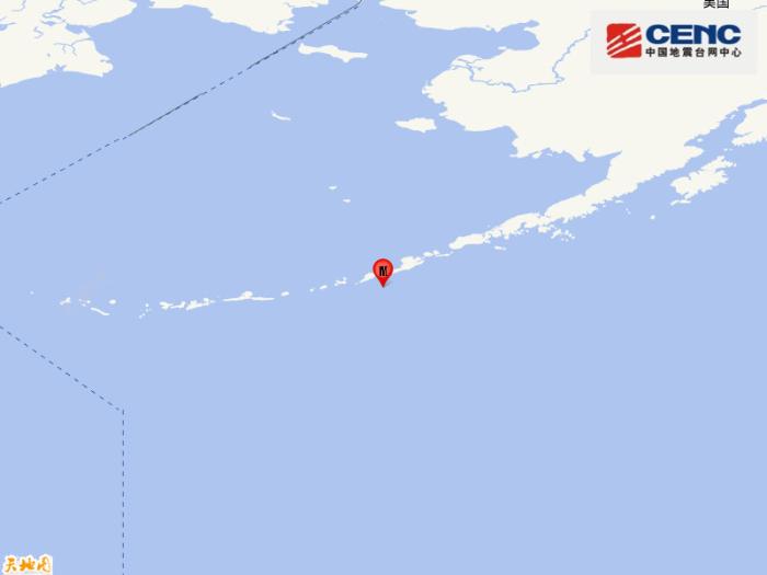福克斯群岛发生6.8级地震 震源深度30千米