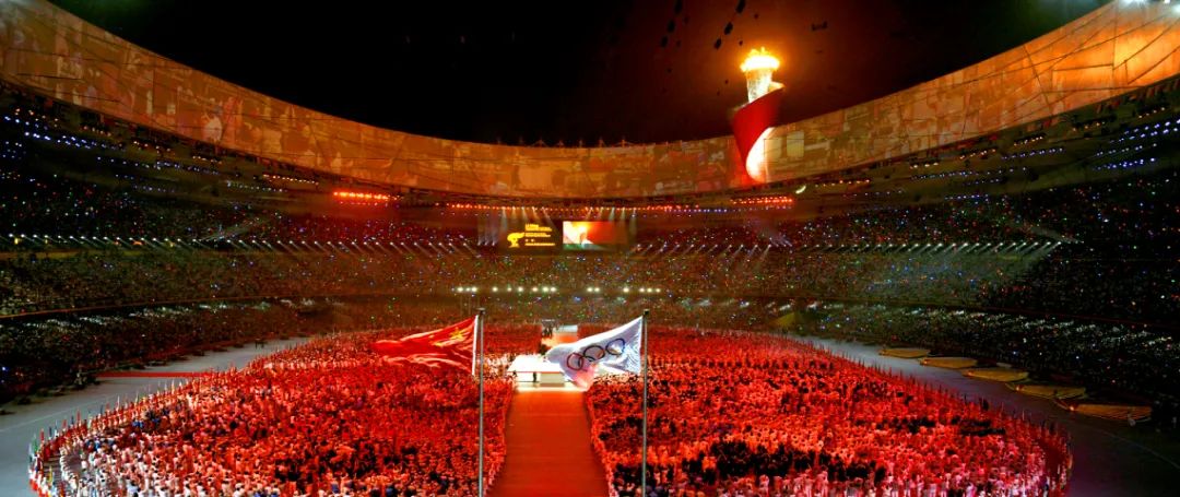 2008年北京奥运会开幕式现场图片来源:新华社