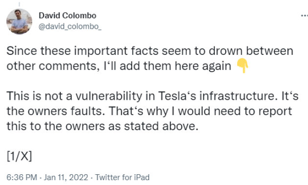 国外少年发现特斯拉软件缺陷 入侵漏洞可解锁门窗/启动车辆