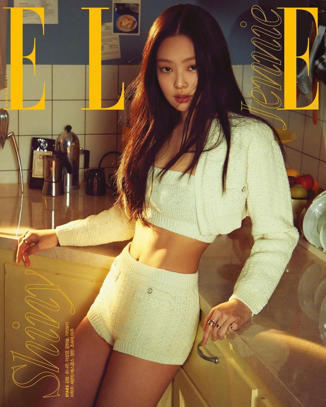 JENNIE登上《ELLE》<a href=