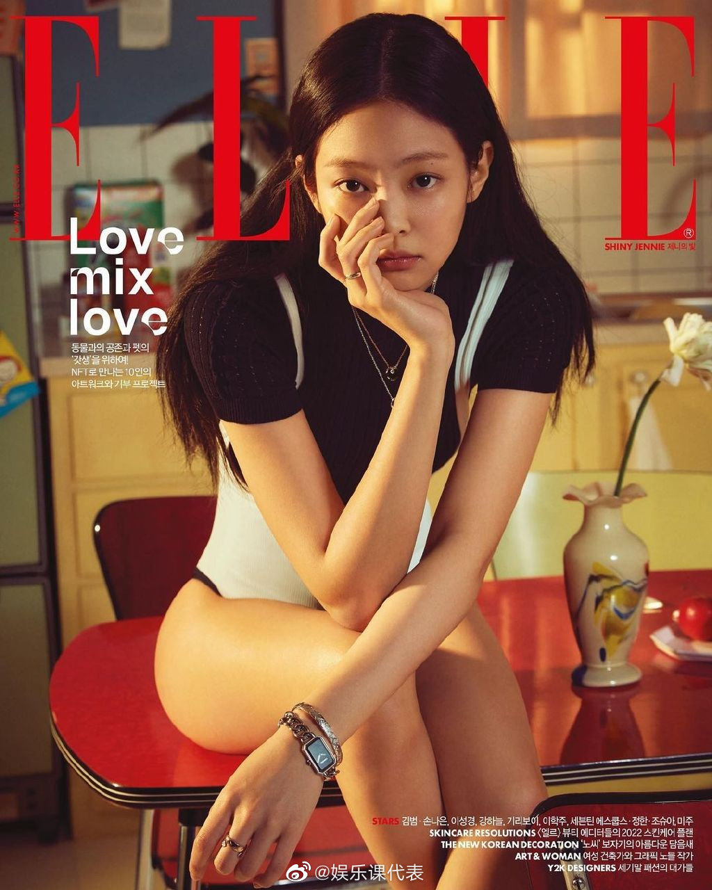 BLACKPINK成员Jennie登上《ELLE》<a href=