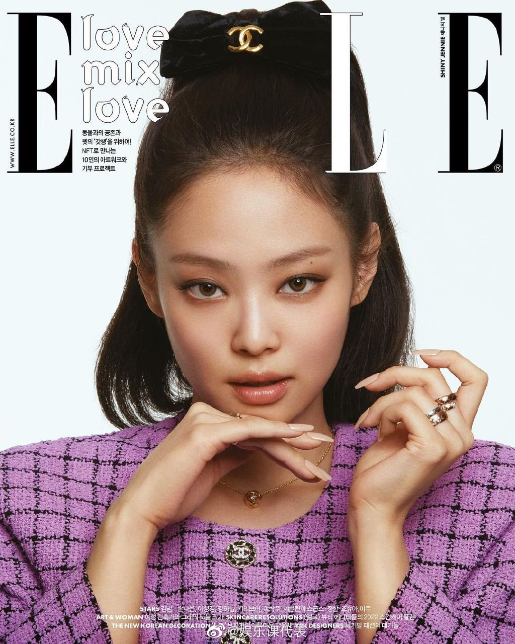 BLACKPINK成员Jennie登上《ELLE》<a href=