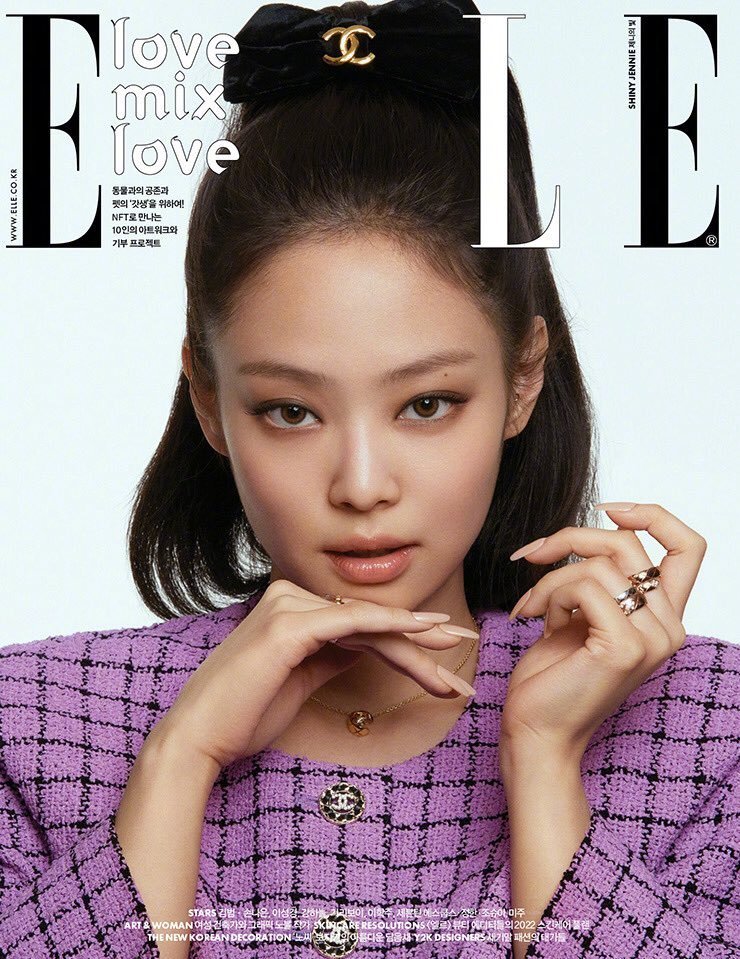 JENNIE登上《ELLE》<a href=