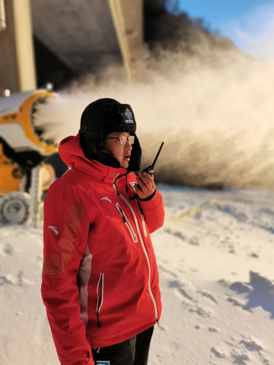 提前过把瘾100张建设者大片沉浸式上冰雪