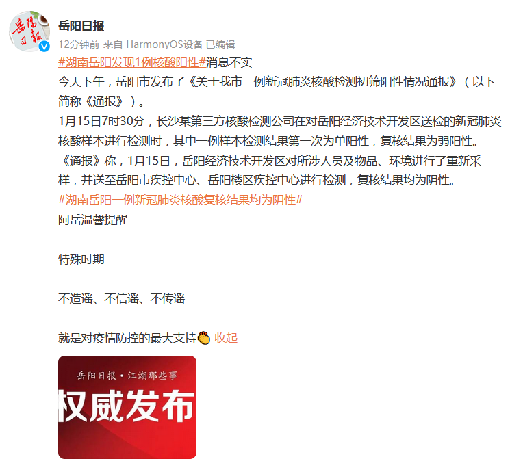 @岳阳日报 报道截图