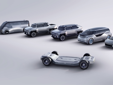 悠跑科技：UP超级底盘和三款UP SPACE超级舱体概念车