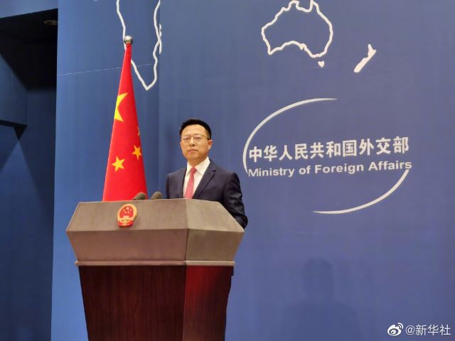 赵立坚回应英国“封杀”华为:损人不利己休闲区蓝鸢梦想 - Www.slyday.coM 赵立坚回应英国“封杀”华为:损人不利己休闲区蓝鸢梦想 - Www.slyday.coM