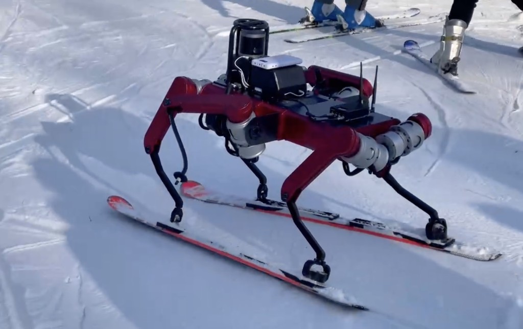 滑雪机器人。采访对象供图