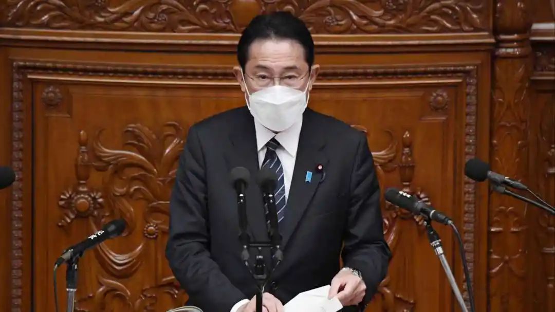 17日,日本首相岸田文雄宣佈全力抗疫 圖自日媒