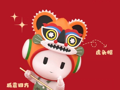 这款新春礼盒《这是礼物》虎虎生威版,是oppo照例联合创作者们,把