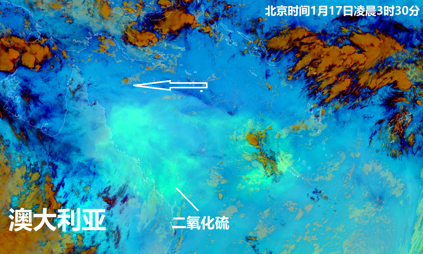 汤加火山“毒气”飘往澳洲，总量达40万吨！分析：或带来这种坏雨