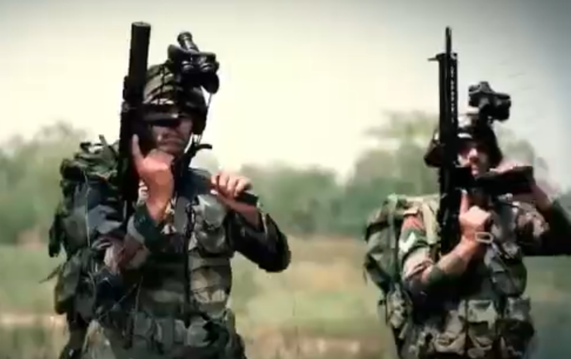 印度陆军进口的TMP和SIG-716步枪，本文图源如无说明均来自印度宣传片