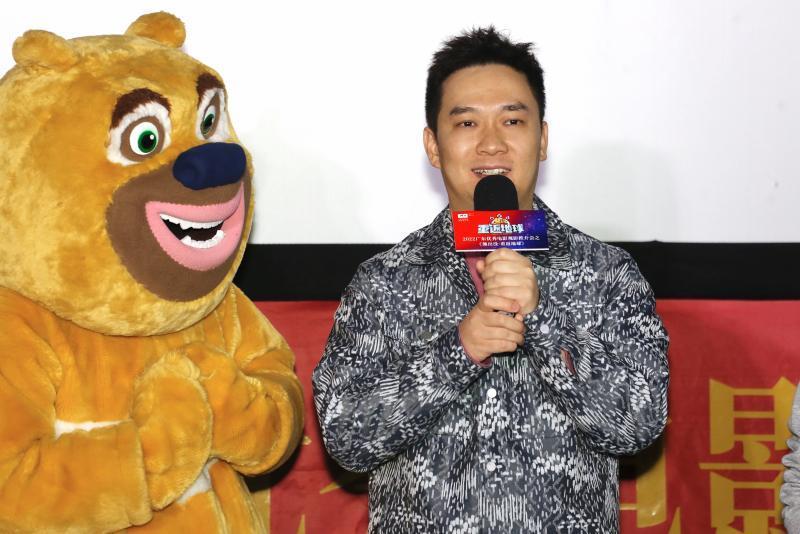 活动当天,导演林汇达,配音演员张秉君等主创到现场跟观众进行互动.