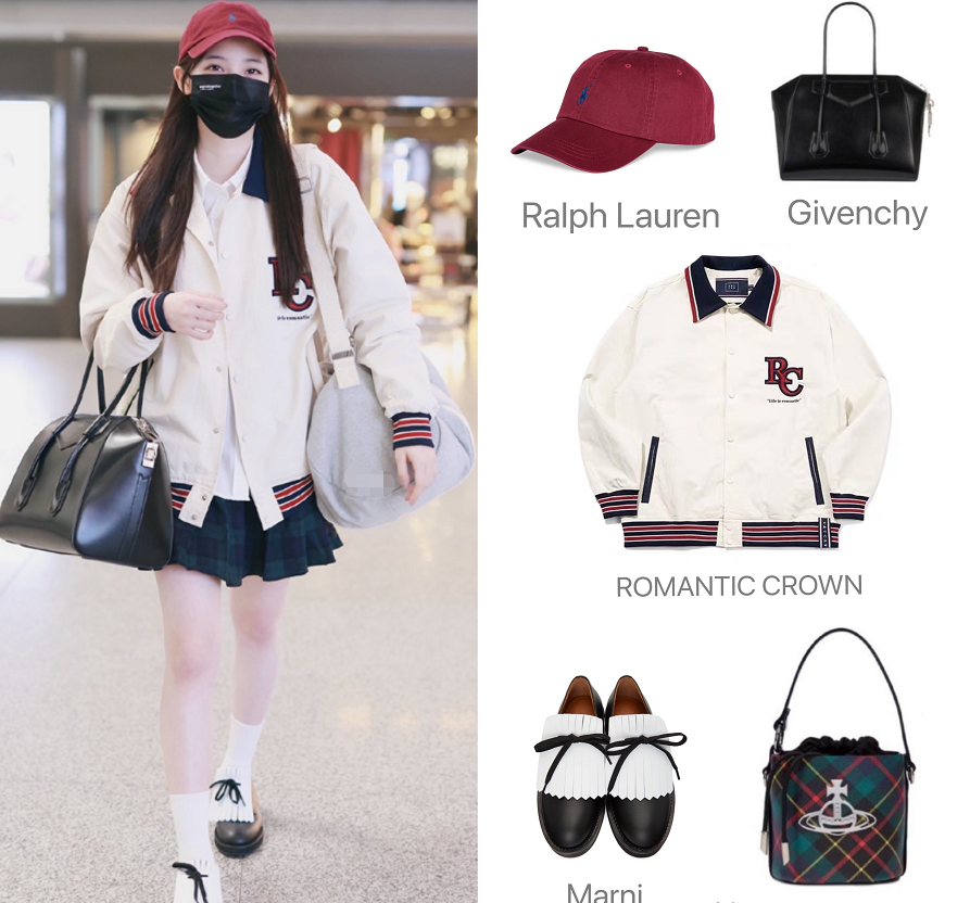 欧阳娜娜终于回台北了，穿男友装走机场，拿着<a href=