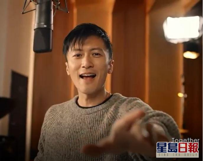 参与献唱主题曲《一起向未来》的艺人，包括谢霆锋。图自香港“星岛网”