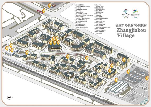 北建大版"手绘 ar"地图亮相冬奥村|建筑_新浪财经_新浪网