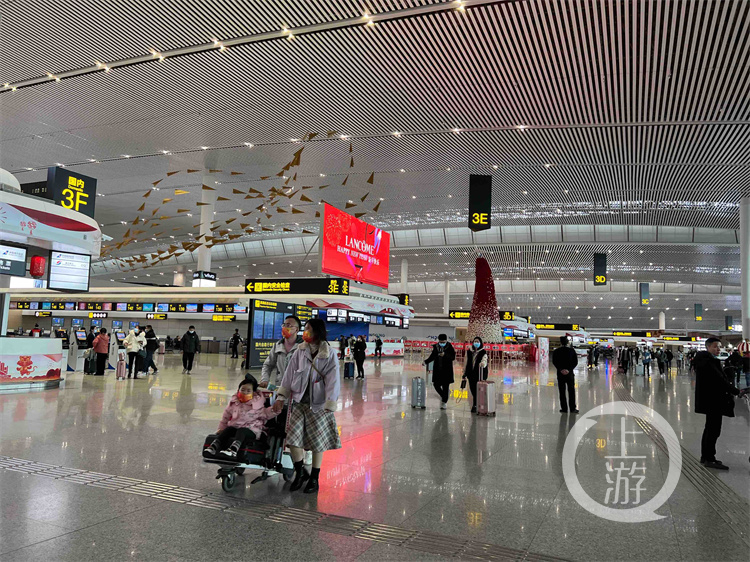 客流攀升 今日重庆江北机场进出客流量预计近10万人次|江北机场|旅客