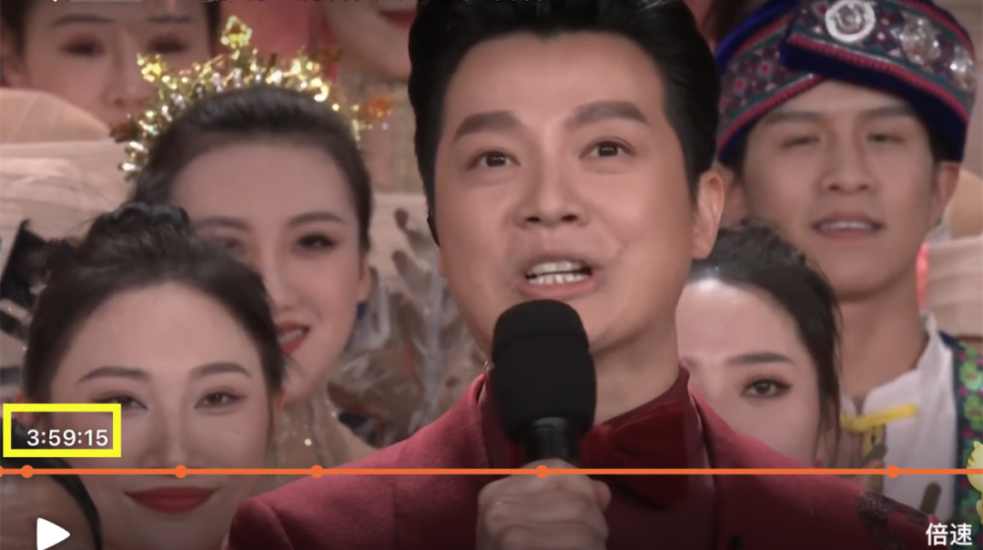 为了零点报时 任鲁豫偷看6次计时器