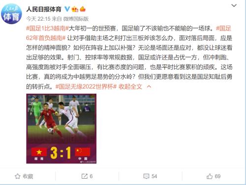 太心塞!国足1比3越南,大过年添堵了,彻底无缘2022年世界杯!范志毅预言又火了,赛后发声!休闲区蓝鸢梦想 - Www.slyday.coM 太心塞!国足1比3越南,大过年添堵了,彻底无缘2022年世界杯!范志毅预言又火了,赛后发声!休闲区蓝鸢梦想 - Www.slyday.coM