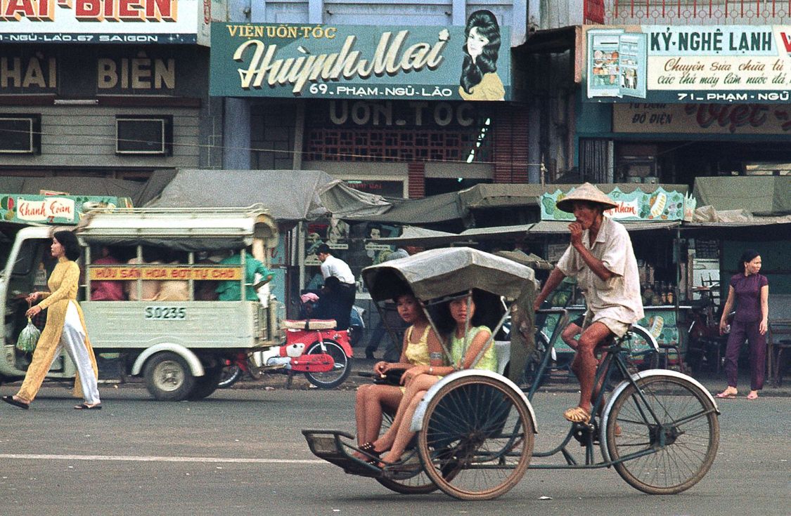 老照片 60年代的越南城市西贡  正处于战争的阴影之下