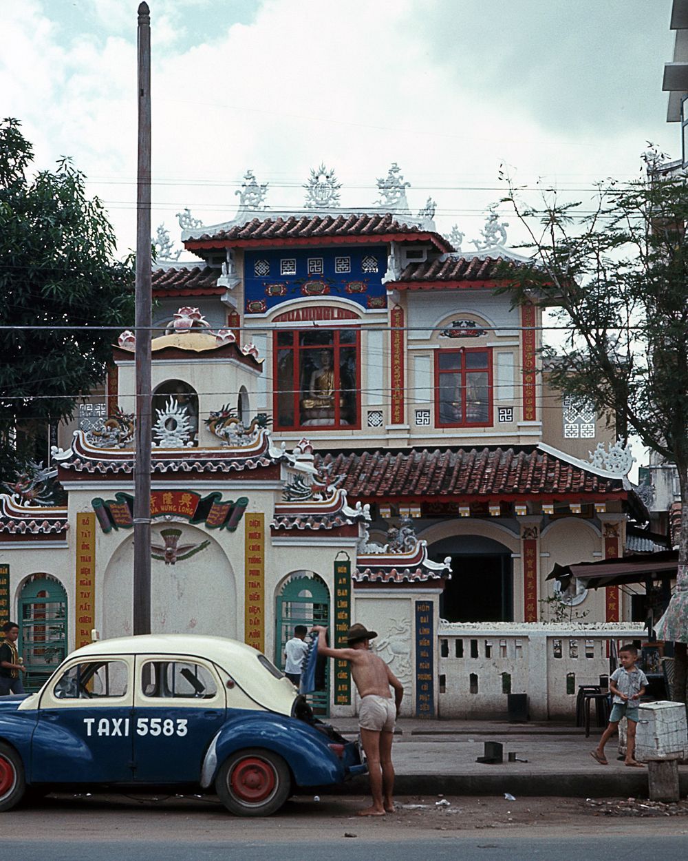 老照片 60年代的越南城市西贡  正处于战争的阴影之下