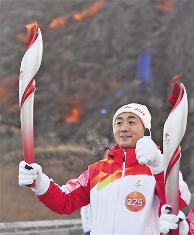 张家口赛区火炬传递